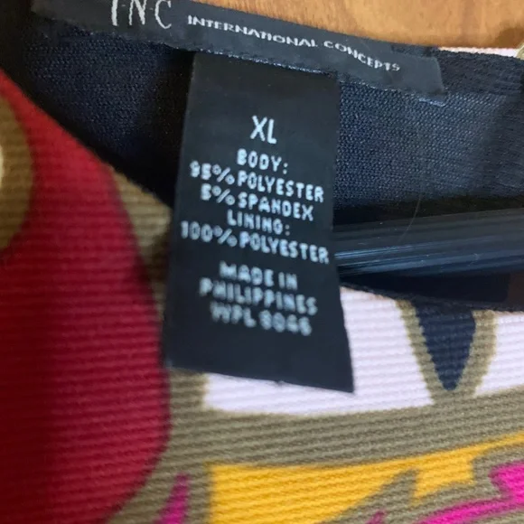 LIKE NEW ~ INC INTERNATIONAL CONCEPTS ~ FABULOUS RETRO STYLE DRESS ~ SIZE XL - Picture 4 of 9